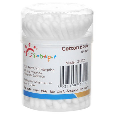 Cotton Buds Baby Safety Stick Plastik Sekali Pakai