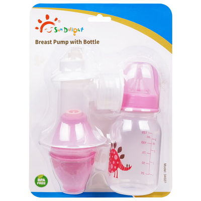 PP Lateks BPA Gratis Pompa Payudara Manual Dengan Botol