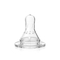 ISO9001 120℃ BPA Free Baby Silicone Nipple Usia 0 - 24 Bulan