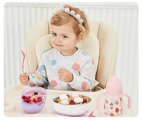 Botol bayi 240ml 300ml PP dengan pegangan ganda tahan kejut