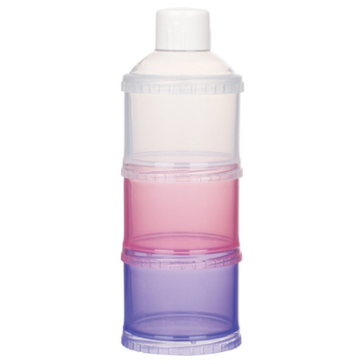 3 Grid Baby Milk Powder Container BPA Bebas PP Formula Dispenser