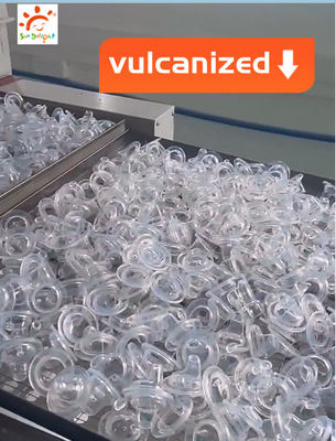 Puting Silikon Bayi Bentuk Bulat Dikemas Secara Individu