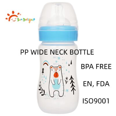 Botol Plastik Bebas BPA Untuk Bayi Baru Lahir Dengan Kapasitas 260 Ml Dan Desain Proof Leak