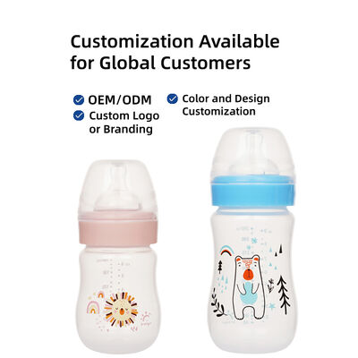 Botol Bayi PP Bebas BPA Anti Kolik Desain Baru 2026 dengan Dot Silikon 0-12 bulan