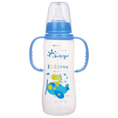 PP Double Handle 8oz 240ml Botol Susu Bayi Baru Lahir