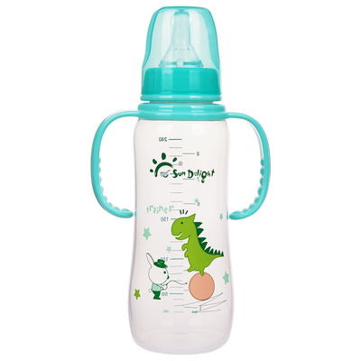PP Double Handle 8oz 240ml Botol Susu Bayi Baru Lahir
