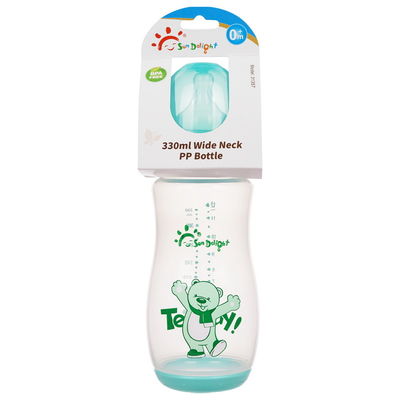110 ℃ ~ 120 ℃ PP Arc 12oz 330ml Botol Puting Bayi