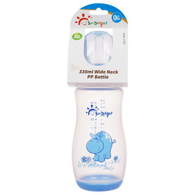 110 ℃ ~ 120 ℃ PP Arc 12oz 330ml Botol Puting Bayi