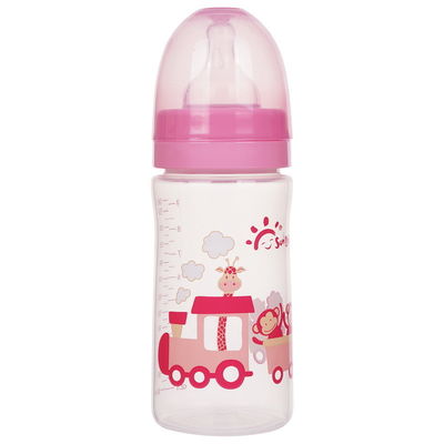 Wide Neck 9oz 260ml Arc Silicone PP Botol Susu Bayi