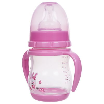 BPA Free 6oz 160ml Botol Bayi Wide Neck Arc Polypropylene