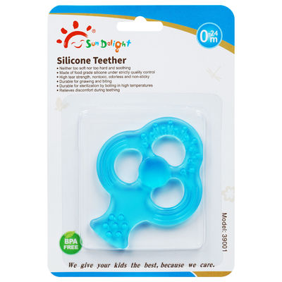 Kekuatan Air Mata Tidak Berbau 3 Bulan Baby Silicone Teether