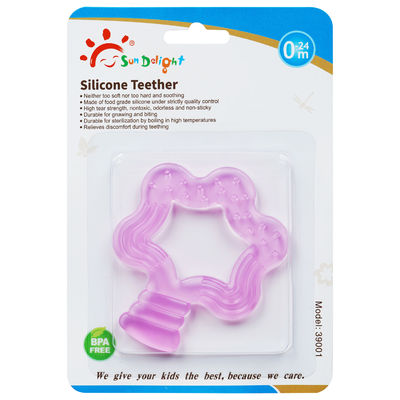 Kekuatan Air Mata Tidak Berbau 3 Bulan Baby Silicone Teether