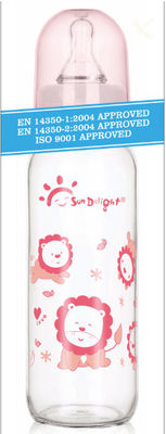 Botol Susu Bayi Kaca Standar Tahan Panas 9oz 250ml