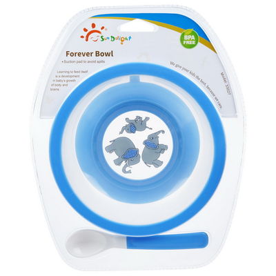 Phthalates Free 110-150 ℃ Forever Baby Feeding Bowl and Spoons