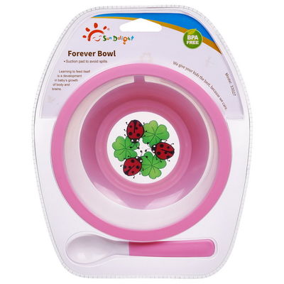 Phthalates Free 110-150 ℃ Forever Baby Feeding Bowl and Spoons