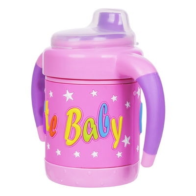 Bebas Tumpahan BPA Multicolo Gratis 6 Bulan 6 Ounce Baby Sippy Cup