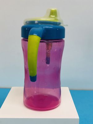 9 Bulan 7 Ounce Easy Grip BPA Gratis 260ml Baby Sippy Cup