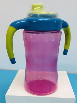 9 Bulan 7 Ounce Easy Grip BPA Gratis 260ml Baby Sippy Cup