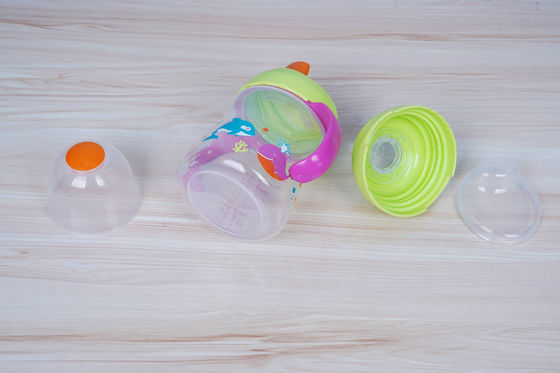 Bebas Tumpahan 2 In 1 BPA Gratis 6 Bulan 6 Ounce Baby Sippy Cup