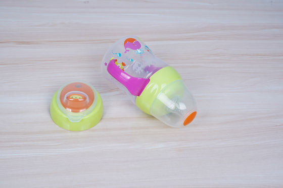 Bebas Tumpahan 2 In 1 BPA Gratis 6 Bulan 6 Ounce Baby Sippy Cup