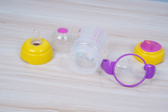 2 In 1 Nipple Suction BPA Gratis 6 Bulan 6 Ounce Baby Sippy Cup