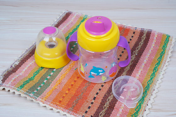 2 In 1 Nipple Suction BPA Gratis 6 Bulan 6 Ounce Baby Sippy Cup
