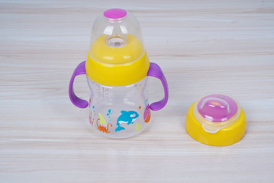2 In 1 Nipple Suction BPA Gratis 6 Bulan 6 Ounce Baby Sippy Cup