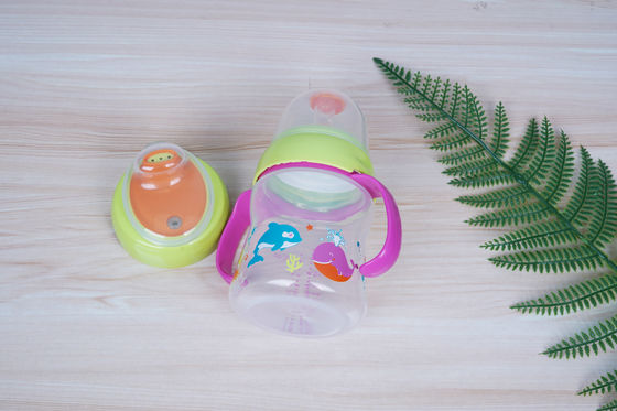 2 In 1 Nipple Suction BPA Gratis 6 Bulan 6 Ounce Baby Sippy Cup