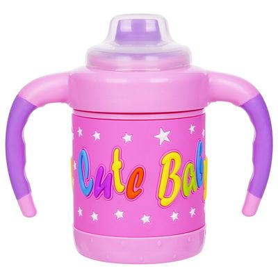 6 Bulan Tanpa Tumpahan BPA Gratis 6oz 160ml Baby Drinking Cup