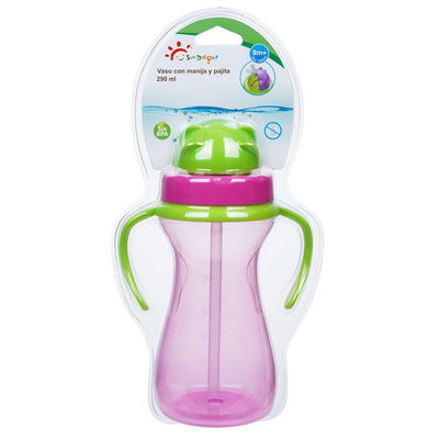 Lembut Fleksibel BPA Gratis 9oz 290ml Baby Sippy Cup