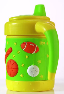 OEM 6oz 160ml Baby Weighted Straw Cup Soft TPE Spout