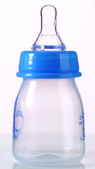 Mini Standard Neck 2oz 60ml PP Newborn Baby Feeding Bottle dengan kotak jendela