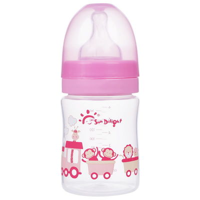 Botol Susu Bayi Pink Blue Phthalate Free Wide Neck