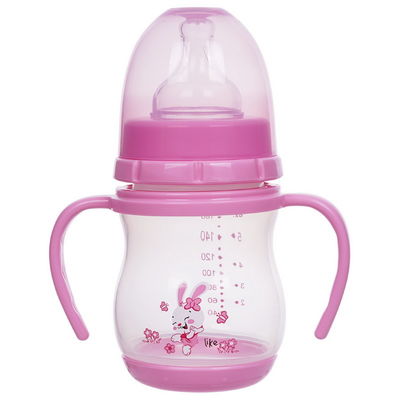 Botol Bayi Double Handle PP Polypropylene Logo Disesuaikan