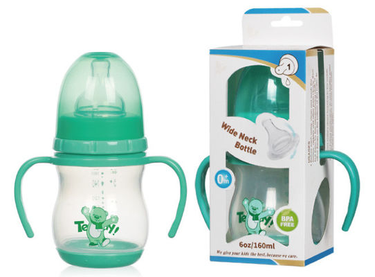 Botol Bayi Double Handle PP Polypropylene Logo Disesuaikan