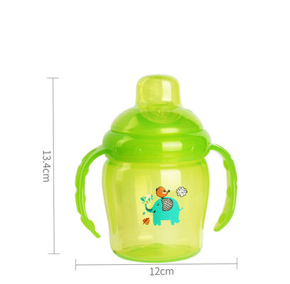 (BARU ) 225ml PP SIPPY CUP DENGAN GANDA GANDA NON-TUMPAHAN