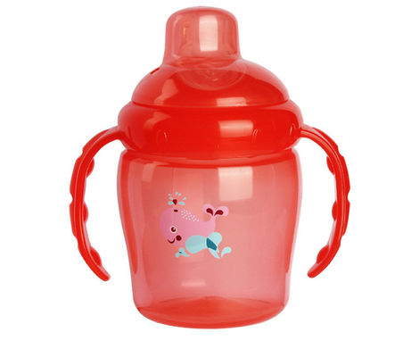 (BARU ) 225ml PP SIPPY CUP DENGAN GANDA GANDA NON-TUMPAHAN