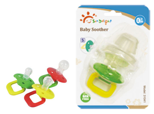 110 ℃ Dot Non Toxic Silicone Baby Soother
