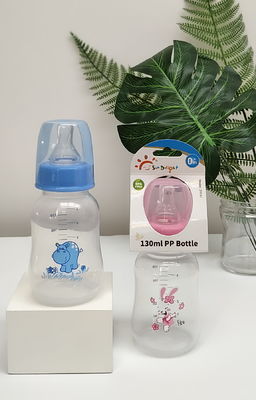 ISO Phthalate Free 5oz 130ml PP Botol Susu Bayi Baru Lahir