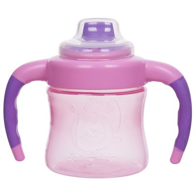 Non Spill Double Handle 6 Bulan 6 Ounce Girls Sippy Cup